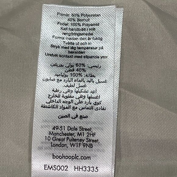 KAREN MILLEN NWT Faux Leather V-Neck Belted Full Skirt Maxi Dress Cream Size 12 - Picture 13 of 13